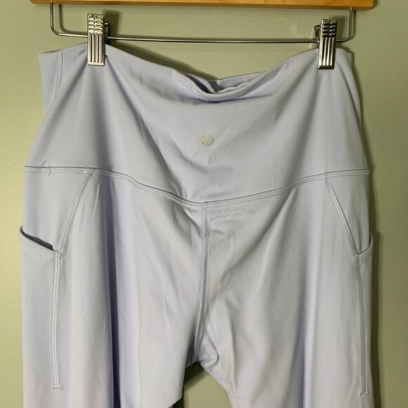 Lululemon Align High-Rise Crop with Pockets 23" Pastel Blue - Size 12 - Picture 6 of 12